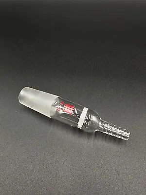 $15 • Buy Glass Vacuum 24/40 Take-off Adapter Laboratory Straight Tube Gas Inlet Adapt