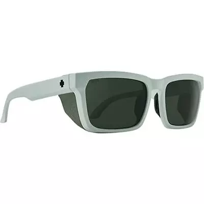 Spy Optic Helm Tech Sunglasses Matte Vintage White Happy Gray Green • $67.95