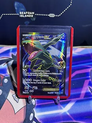 Pokémon TCG - Rayquaza EX 104/108 Full Art Ultra Rare Roaring Skies MP • $20