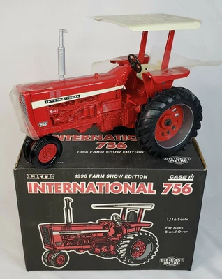 $145.74 • Buy International Farmall 756 Narrow Front Tractor W ROPS Canopy Ertl 1/16 1996 Show
