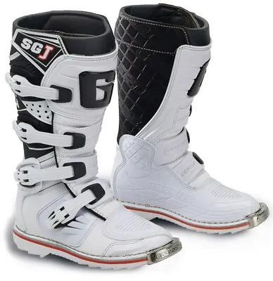 Gaerne Sgj White Kids Mx Boots Motocross Enduro Off Road Boots • $123.30