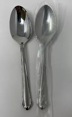 2 Mikasa Classico Satin Indonesia TEASPOONS Stainless Flatware • $79