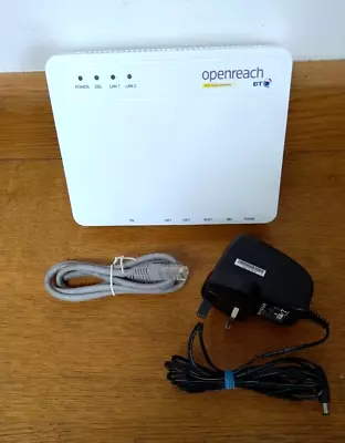 £19.99 • Buy BT Openreach Fibre VDSL2 Modem - ECI Telecom Model B-FOCuS V-2FUb/r Rev B