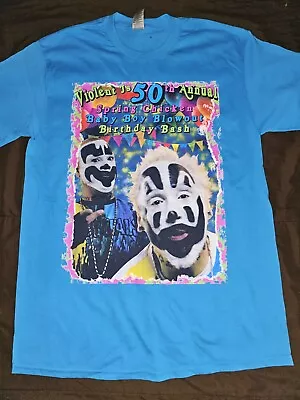 ICP Insane Clown Posse Violent J 50th Birthday Party Medium Shirt New Never Worn • $100