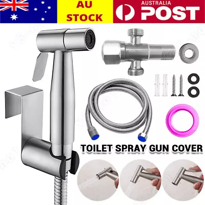 Stainless Bidet Toilet Jet Spray Muslim Hygienic Shattaf Douche Shower Kit • $21.95