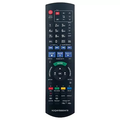 N2QAYB000479 Replace Remote For Panasonic DVD Recorder DMR-XW380 DMR-XW385 • $25.99