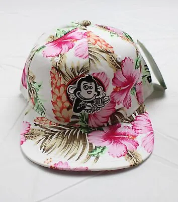 The Dirty Monkey Unisex Logo Snapback Floral Hat SV3 Multicolor Adjustable NWT • $10.99