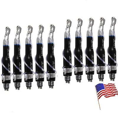 10x Dentist Slow Low Speed Handpiece Contra Angle & Motor 4H E-Type Fit NSK M10U • $320.02