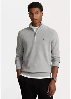 Polo Ralph Lauren Long Sleeve - Zip Jumper Small Rrp £180 • £69.99