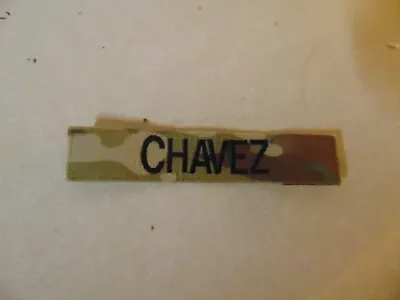 Military Patch Us Army Name Tape Tag Sew On For Older Ocp Multicam With Chavez • $2.29