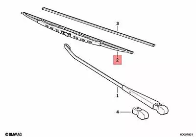 Genuine BMW M3 Z1 E30 E36 316 316g 316i 1.6 1.9 Wiper Blades SET 61619069196 • $74.06