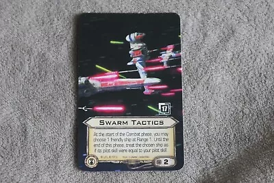 Star Wars X-Wing Miniatures SWARM TACTICS Upgrade Promo Alternate Art Lot JH • $1.99