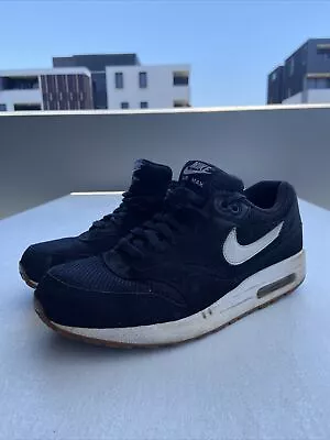 Nike Air Max 1 Black Sneakers UK8 US9 EUR43.5 27cm • $24.95