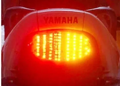 $89.99 • Buy Yamaha V-STAR 650/1100 Custom, YZF600R Integrated LED Taillight With Smoked Lens