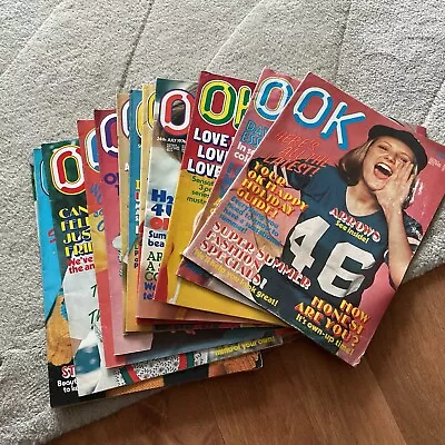 OK Magazine X 14 Issues From The 1970s - Teenage Girls Magazines Like JACKIE • £25