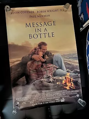 ROLLED 1999 MESSAGE In A BOTTLE MOVIE POSTER KEVIN COSTNER ROBIN WRIGHT PENN • $8.49