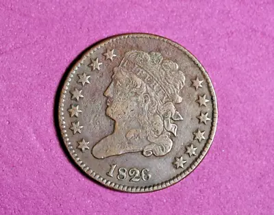 1826-  Half Cent #P17951 • $72