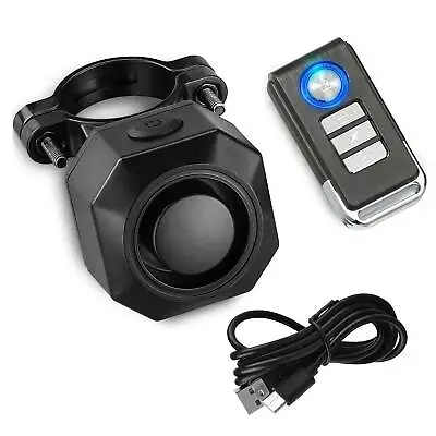 Motorcycle Bike Alarm Wireless Vibration Motion Sensor Waterproof With 1 Remotes • $18.99