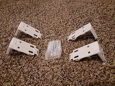 Metal Hold Down Brackets Blinds Holders JustBlinds Set Of 4 • $9.99