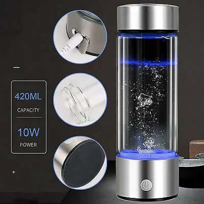 Hydrogen Rich Generator Water Cup Alkaline Ionizer Maker Bottle Anti-Oxidation • $29.99