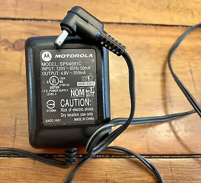 Genuine Motorola AC Wall Adapter Charger For Cell Phone C115 C116 C117 OEM 6 Ft  • $12.99