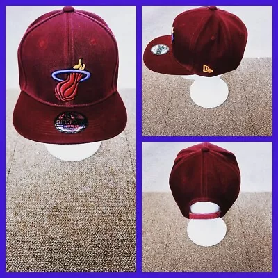 Miami Heat Nba Basketball Snapback Hat. • $25