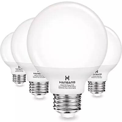 Hansang G25 LED Globe Light Bulbs 60W Equivalent  Assorted Colors  Sizes  • $19.17