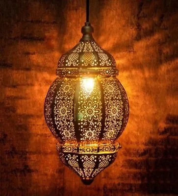 Moroccan Lantern Lamp Shades Lighting Turkish Hanging Lamp Hole Seljuks Patterns • $75.67