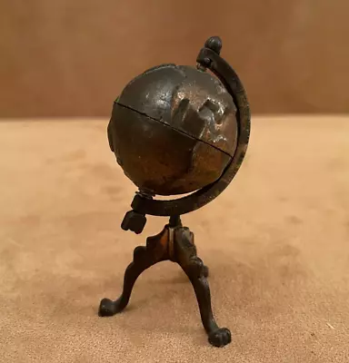 Vintage Durham Industries 1976 Dollhouse World Globe Metal Figurine Miniature • $24.50