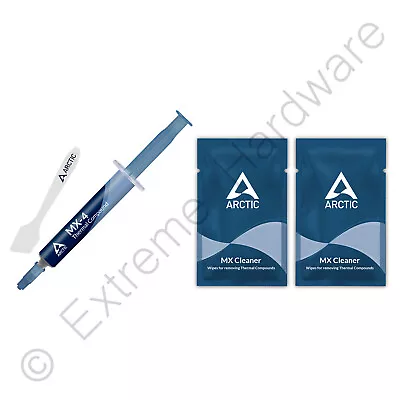 Arctic MX-4 4g & Spatula Spreader Thermal Compound Tube & 2 Cleaning Wipes • £7.75