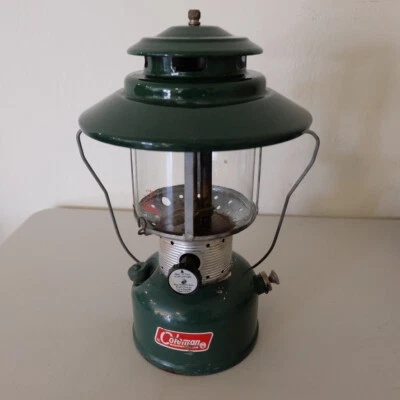 $38 • Buy Vintage Coleman 1969 Green Camping Lantern W/ Big Hat 220F 228F – UNTESTED