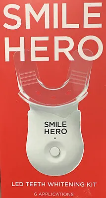 Smile Hero LED Teeth Whitening Kit 6 Applications • $24.95