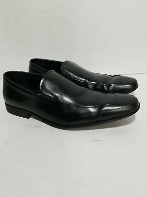 Marc Anthony Black Leather Slip-on Casual Dress Mens 12m Shoes  • $24.99