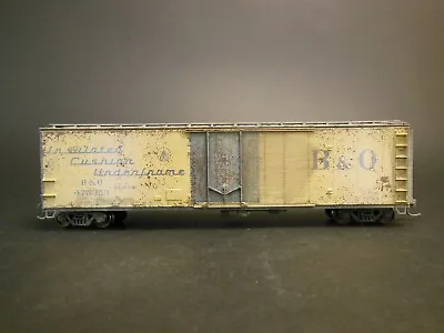 Ho Scale Custom Weathered Baltimore & Ohio B&o 475353 Plug Door 50' Box Car • $64.99