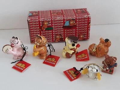 £34 • Buy Boxed Vintage Garfield Odie Arlene Pooky Nermal Musical Instruments  Enesco 1978