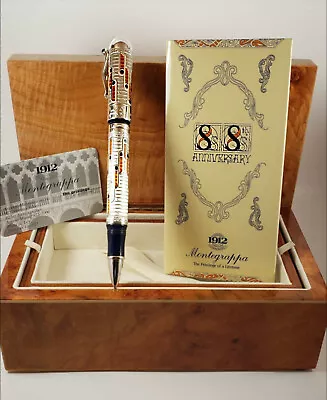 Montegrappa 88th Limited Edition Rollerball Pen + Box & Papers • $3750