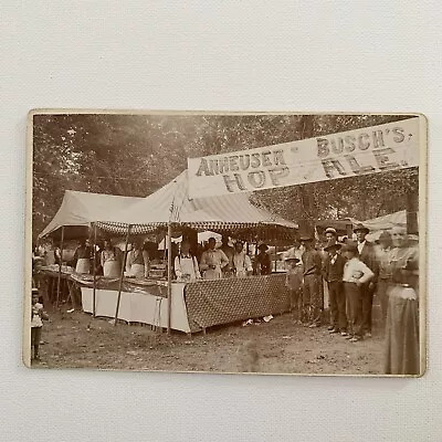 Antique Photograph Cabinet Card Historic Anheuser Busch Ale Beer St Louis MO • $304.95