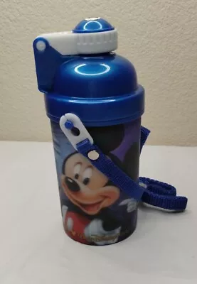 Disney Park Mickey Mouse Popup Straw Cup With Shoulder Strap • $6.50