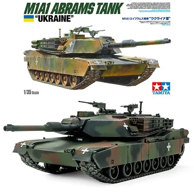 Tamiya 25216 M1A1 Abrams Tank  Ukraine  1:35 Plastic Model Kit • £27.95