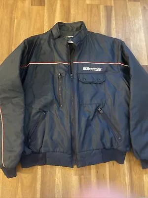 Vintage BF Goodrich Swingster  Blue Bomber Mens With Logo Sz Large • $24.50