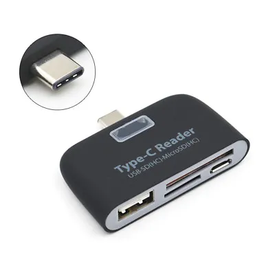 Micro SD Card Reader Adapter USB 3.1 Type C USB-C For Macbook PC Mobile OTG • $5.68