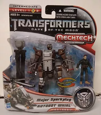 Transformers DOTM Human Alliance Autobot WHIRL & Major Sparkplug. 2011 Hasbro... • $44.99