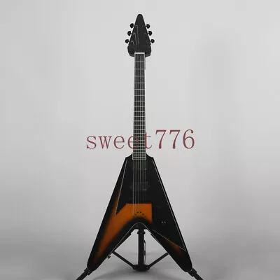 Flying V Electric Guitar 6 Strings HH Pickups Mahogany Body&Neck Solid Body • $258.50