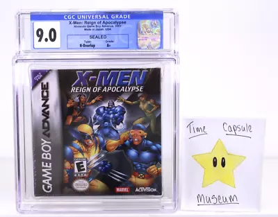 X-Men Reign Of Apocalypse New Nintendo Game Boy Advance GBA Seal CGC WATA 9.0 A+ • $299.99