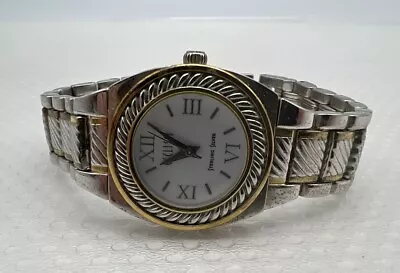 Vintage Eclissi Two Tone Quartz Watch 925 Sterling Silver Needs Battery • $99.99