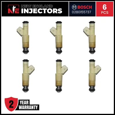 OEM Bosch 0280155737 Fuel Injector Set Of 6 97-03 Pontiac Grand Prix 3.8L V6 • $152