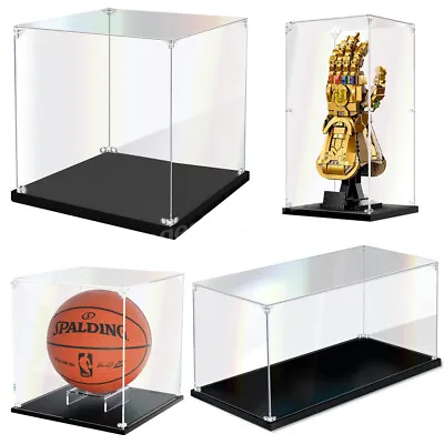 Acrylic Display Case Dustproof  Display Box For Figures Doll Toys Collectibles • £16.69