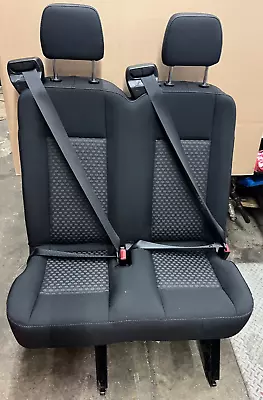 2022 Ford Transit Van 2 Person Bench Seat BLACK Cloth 31  RH Side W / Brackets • $450