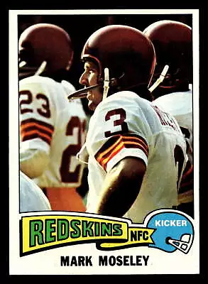 1975 Topps #364 Mark Moseley Near Mint+ Redskins • $1