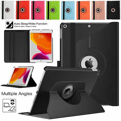 360° Rotating Case PU Leather Cover For Apple IPad 8th Generation 10.2  (2020)  • £3.99